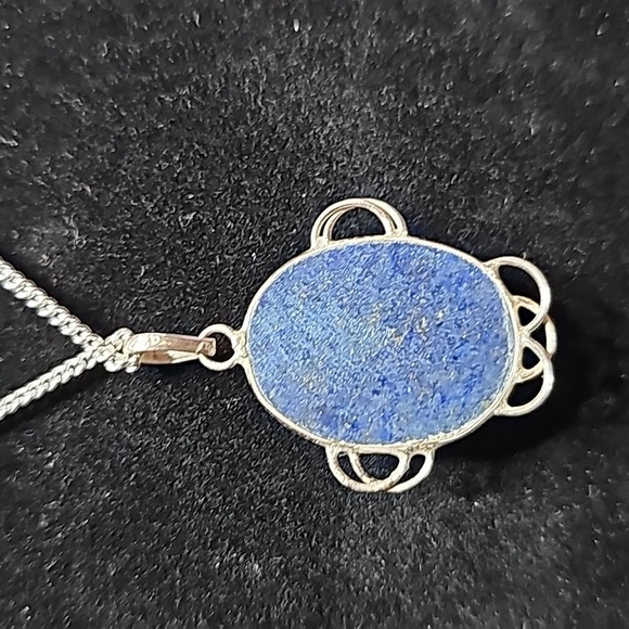 Lapis Lazuli Silver Necklace - Picture 3 of 6